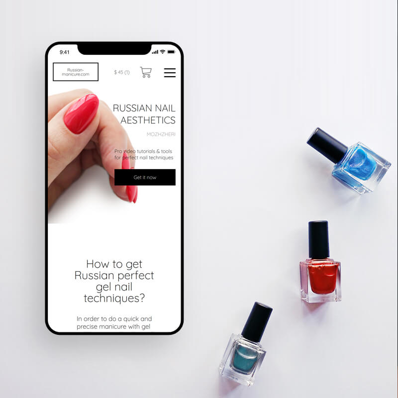 Mozhzheri - E-commerce website for B2B seller in USA and Europe